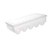jojofuny Egg Carton Lid Plastic Egg Box for Fridge Household Box Lattices Holder and Organizer for Kitchen Storage