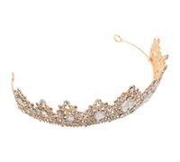 jojofuny Elegant Queen Tiara for Weddings and Birthdays, Sparkling Bridal Tiara with Metal Construction, Versatile Usage and Easy to Pair Princess Crown, Classic Design Headband