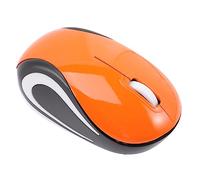 jojofuny Ergonomic Laptop Wireless Mouse with USB Receiver Compact Orange Abs Cordless Mouse Designed for Home Use Can be Put in Computer Bag for Laptop Experience