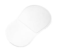 jojofuny Ergonomic Silicone Mouse Pad with Transparent Wrist Rest Cushion Non-slip Base for Office and Home Computer Use Lightweight Portable Design for Wrist Relief and Easy Cleaning
