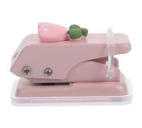 jojofuny Ergonomic Single Hole Puncher for Paper Metal and Plastic Craft Punch Tool Labor-saving Round Hole Maker for DIY Crafts and Scrapbooking Mini Portable Design in Light Pink Tulip