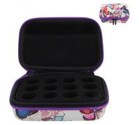 jojofuny Essential Oil Bottle Storage Bag in Floral Print for Organizing Your Aromatherapy Essential Oils and Keeping Bottles Tidy During Travel