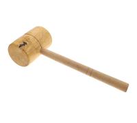jojofuny Extra Heavy Duty Wooden Mallet for Woodworking Carpenter Hammer with Smooth Handle Balanced Solid Wood Striking Tool for Joinery Carving and Tent Setup Practical Hand Tool