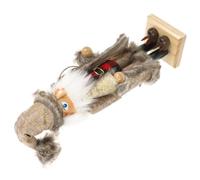 jojofuny Festive Christmas Nutcracker Table Decor Featuring Small Xmas Nutcracker Statue Made of Wood, Cotton, and Linen, for Home Holiday Cheer and Seasonal Decorations