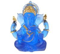 jojofuny Figurine Desktop Ornament Office Decor Home Decor Blue Azure Stone Easy to Store Easy to Carry for Those Who Love Hindu Culture Desktop