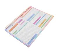 jojofuny Financial Record Book Undated Weekly Expense Tracker with Budget Planning and Spending Analysis Portable Personal Finance Ledger Notebook for Income and Expense Management