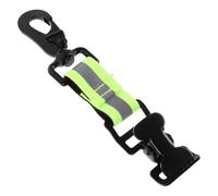 jojofuny Firefighter Glove Holder Strap Multifunction Safety Glove Keeper with Reflective Trim and Heavy Duty Nylon Webbing, Heat Resistant Iron Buckle for Emergency Operations and Work