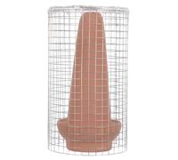 jojofuny Fish Breeding Spawning Barrel with Stainless Steel Mesh Cover and Microperforated Bottom for Isolation Tank Setups, Effortless Collection and Minimizing Stress to Fish in Aquarium
