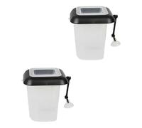 jojofuny Fish Tank Feeder Cups Fish Feeding Device 2pcs Blood Worm Feeder Plastic for and, Keeps Food from Spreading Makes Feeding Easier Freshwater and Saltwater Aquariums