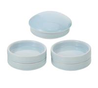 jojofuny Five-layer Stackable Ceramic Artist Mixing Trays Practical Pigment Palette for Watercolor Gouache Porcelain Color Mixing Clean Paint Storage for Painters and DIY Craft