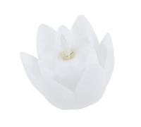 jojofuny Flameless LED Candle in Realistic Lotus Shape with Batteries, Plastic Material More Safety Than Real Candle and Creating Comfortable Atmosphere, for Restaurant and Hotel