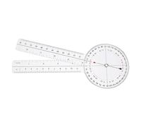 jojofuny Flexible 8-inch Plastic Goniometer Angle Ruler Protractor for Orthopedic Measurement and Physical Therapy Body Joint Assessment Tool