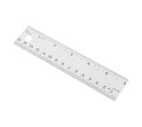 jojofuny Flexible Stainless Steel Cork Backed Ruler with Dual and Centimeter Markings for School Office Drawing and Measuring Tasks