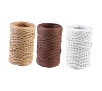 jojofuny Floral Art Iron Wire Rope for Flower Wrapping and Gardening DIY Binding Ribbon in Coffee Color Long Winding Rope for Fresh Flower Arrangement and Store Use