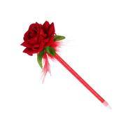 jojofuny Floral Rose Gel Ink Ballpoint Pen with Comfortable Grip for Office and Home Decor Smooth Writing Cute Teacher Pens Mother's Day and Graduation