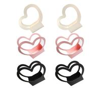 jojofuny Flower Bouquet Boxes Random Color Elegant and Romantic Not Easy to Deform Heart Shaped Kraft Paper 6pcs Multifunctional Flower Arranging Containers for Wedding and Home Use