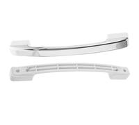 jojofuny Fridge Door Handle Part, Refrigerator Handle, ABS Plastic, Silver, Easy to Clean, Sturdy Material, Universal Fit for Refrigerator and Freezer