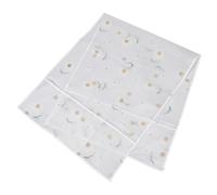 jojofuny Fridge Dustproof Cover Washable Refrigerator Liner Peva Material Roll-up Storage Bag Decorative Daisy Flower Pattern 54x130cm