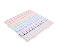 jojofuny Fuse Beads Board Large Plastic Pegboard with Precision Pattern for DIY Craft Beads Projects Interlocking Puzzle Design for Jewelry Making and Group Activities