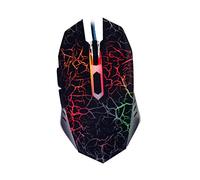 jojofuny Gaming Mouse Buttons Optical Crack Design Mouse USB Receiver for Desktop PC Laptop
