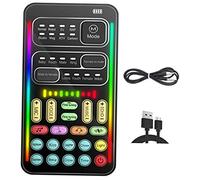 jojofuny Gaming Voice Changer Goxlr Mini My Super Fun Voice Changer External Sound Card Portable Multifunctional for Live Streaming Entertainment