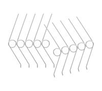 jojofuny Garbage Bin Lid Hinge Spring Metal Torsional Springs 10Pcs Sturdy Replacement for Kitchen Waste Bins and Outdoor Trash Cans
