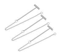jojofuny Glass Breaker Hammer Built for Repeated Use Emergency 3pcs for Fire Equipment Reliable Iron Construction and Alarm Switches Suitable for Public and Private Spaces in Emergencies