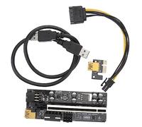 jojofuny Graphics Card Pcie Riser Cable Adapter Board to Extender Easy Install Mining Rig Accessory