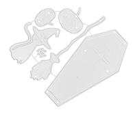 jojofuny Halloween Pumpkin Cross Cutting Die for DIY Crafts Embossing Stencils for Scrapbooking Party Decoration and Album Making Supplies