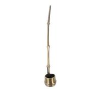 jojofuny Handcrafted Brass Water Ladle for Chinese Calligraphy Brush Washer, Ink Stone Water Scoop for Sumi Calligraphy Painting Supplies and Chinese Painting Tools