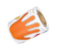 jojofuny Handprint Bulletin Board Borders with Self-Adhesive Easy Removal 1 Roll Colorful Coated Paper Trim Versatile Use, Engaging and Interactive Decor for Classroom Bulletin Boards