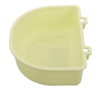 jojofuny Hanging Pet Bowl Plastic Dog Bowl Light Green Can Be Fixed to The Cage Sturdy Non-deformable for Professional Pet Store and Personal Home Use