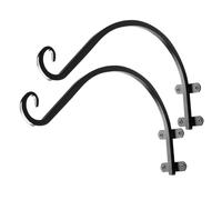 jojofuny Hanging Planter Bracket Balcony Basket Holder Hooks for Lanterns Flower Pots Wind Chimes Space-Saving Wall Mount Brackets for Indoor Outdoor Garden Use