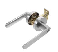 jojofuny Heavy Duty Aluminum Lever Door Handle with Lock for Indoor Use, Enhanced Security Privacy Lock Suitable for Indoor Spaces and Bathrooms, Fits 35-45mm Thick Doors
