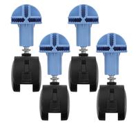 jojofuny Heavy Duty Cat Cage Casters 4 Pcs Blue Buckle Swivel Wheels for Pet Carrier and Free Assembly Mesh Cat House