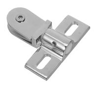 jojofuny Heavy Duty Zinc Alloy Shower Door Hinge with Dual-Direction Pivot Mechanism Thickened Stainless Steel Glass Door Hinge Clip Easy Installation Hardware Included