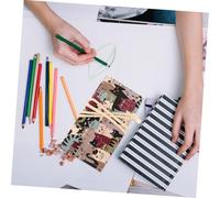 jojofuny High-Capacity Colored Pencil Case with Elastic Compartments Large Capacity Storage Bag for Makeup Artists Writers Students Vivid Color Organizer for Travel and Stationery