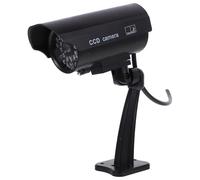 jojofuny Highly Realistic with Flashing LED Red Light Fake Cctv Camera Waterproof ABS Outdoor and Indoor Security Dummy Camera with Mount Bracket and Screws
