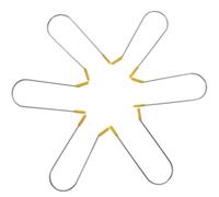 jojofuny Hot Curler Clip Replacement 16Pcs Stainless Steel 2.54Cm Hair Roller Pins for Electric Heated Rollers and Daily Hair Styling