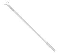 jojofuny Inch Blind Wand Vertical Blind Wand Aluminium Rod with Hook Grip Opener Long Window Stick Tilt Rod for Window Opener Accessory