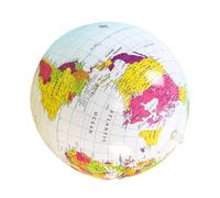 jojofuny Inflatable Giant PVC Globe Floating Beach Ball for Adults Educational World Map for Pool and Beach Parties Portable Geography Learning Favor