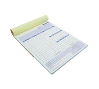 jojofuny Invoice Pad Carbon Duplicate Copy Order Form with Multi Part Design and Perforations, Paper Material for Stores and Service Invoices, Smoothly Detach Pages with Standardized