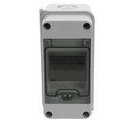 jojofuny IP65 Waterproof Electrical Junction Box - 3 Way Weatherproof Enclosure with Transparent Window - Flame-Retardant Surface Mounted Project Box for Outdoor CCTV, EV Charging & Garden Lighting