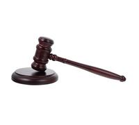 jojofuny Judge Gavel with Base Hard Wood Craftsmanship Practical Role Play for Birthday Lawyers Judges Auctioneers and Students