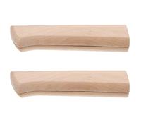 jojofuny Knife Handle Replacement Solid Wood Kitchen Knife Handle Suitable for Cooking with Comfortable Grip and Enhanced Control (2pcs