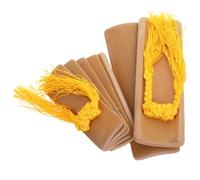 jojofuny Kuaiban Percussion Instruments Set, Bamboo Material, 2Pcs, Large and Small Size, Folk Music Props for Allegro, Drama, and Stage Performances