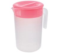 jojofuny Large Capacity Portable Cold Beverage Container with Handle Scaled Water Pot for Tea Party Water Dispenser Food-Safe Material Leak-Resistant and Lightweight Cooler Jug for Home and