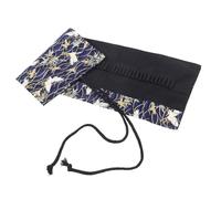 jojofuny Large Capacity Roll up Pencil Case Portable Cotton Pen Holder Decorative Chinese Style Elegant Pencil Pouch for Drawing and Art Bags