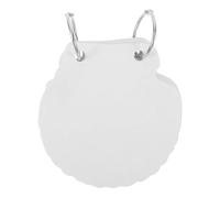 jojofuny Loose-Leaf Notebook Binder Set with 30 Shell Pattern Blank Index Cards and 2 Metal Rings, Medium Size Portable Flashcards for Office, Nursing School, and Study Organization