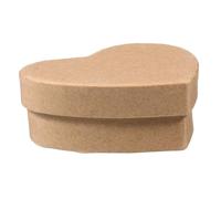 jojofuny Love Kraft Paper Box Heart Shaped Small Decorative Box for Valentines Day Bakery Cookie Treats Empty Lids for Mother's Day